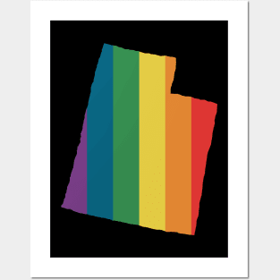 Utah State Rainbow Posters and Art